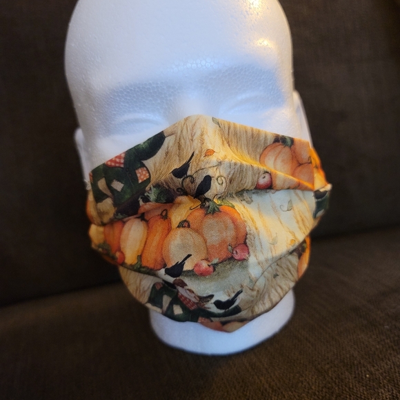 Fall Pumpkin Patch Mask - Picture 2 of 4